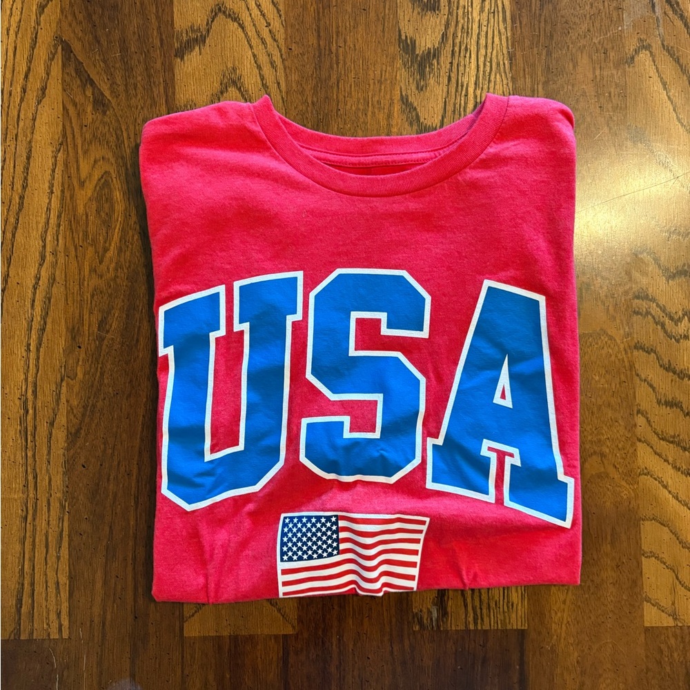 MAD Engine Red and Blue USA Tee